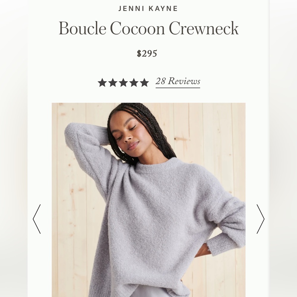 Boucle Lavender Pullover Jenni Kayne - Picture 4 of 4